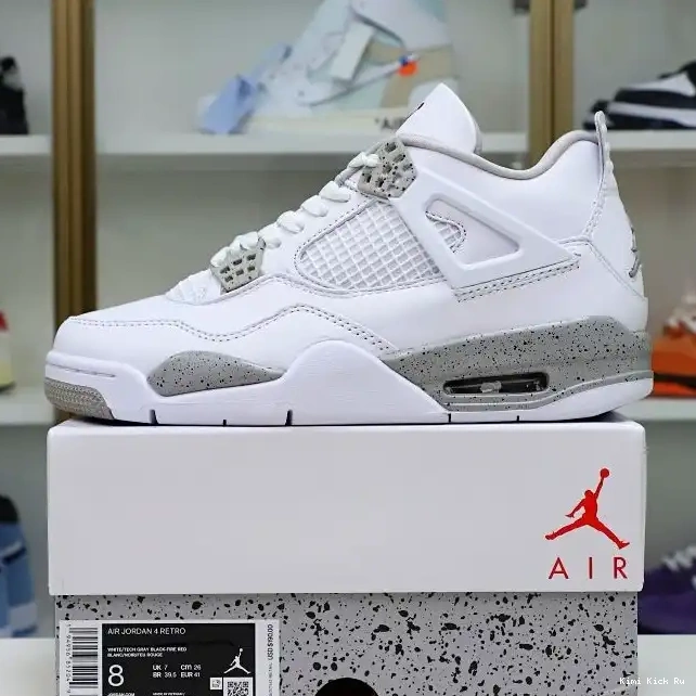 AIR JORDAN 'WHITE 4 OREO' RETRO Kimikick 0720